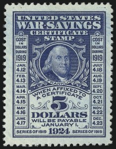 Sale 1066, Lot 300, Firearms Transfer, War Savings