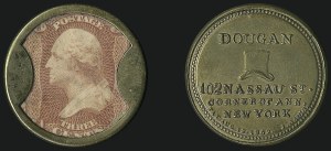 Sale 1066, Lot 323, Civil War Encased Postage