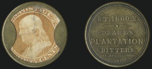 Sale 1066, Lot 327, Civil War Encased Postage