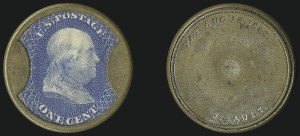 Sale 1066, Lot 329, Civil War Encased Postage