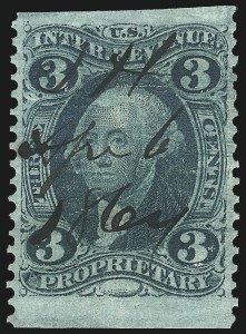 Sale 1066, Lot 48, First Issue Part Perforated