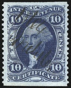 Sale 1066, Lot 49, First Issue Part Perforated