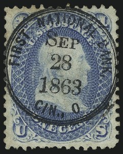 Sale 1067, Lot 1010, 1861-66 Issue (Scott 61-70c)