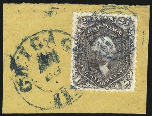 Sale 1067, Lot 1031, 1861-66 Issue (Scott 61-70c)