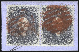 Sale 1067, Lot 1043, 1861-66 Issue (Scott 61-70c)