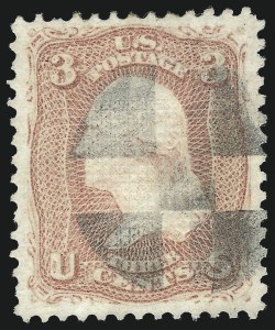 Sale 1067, Lot 1069, 1867-68 Grilled Issue and 1875 Re-Issue of 1861 Issue (Scott 84-111)