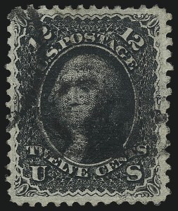 Sale 1067, Lot 1072, 1867-68 Grilled Issue and 1875 Re-Issue of 1861 Issue (Scott 84-111)