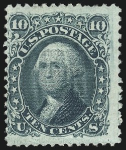 Sale 1067, Lot 1075, 1867-68 Grilled Issue and 1875 Re-Issue of 1861 Issue (Scott 84-111)