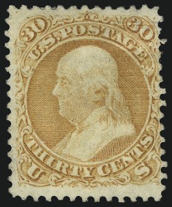 Sale 1067, Lot 1088, 1867-68 Grilled Issue and 1875 Re-Issue of 1861 Issue (Scott 84-111)