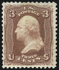 Sale 1067, Lot 1093, 1867-68 Grilled Issue and 1875 Re-Issue of 1861 Issue (Scott 84-111)