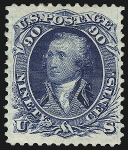 Sale 1067, Lot 1098, 1867-68 Grilled Issue and 1875 Re-Issue of 1861 Issue (Scott 84-111)