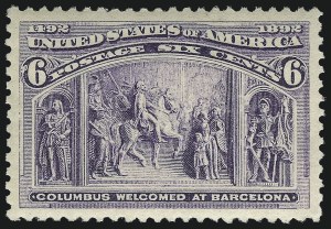 Sale 1067, Lot 1220, 1893 Columbian Issue (Scott 230-245)