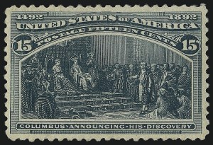 Sale 1067, Lot 1228, 1893 Columbian Issue (Scott 230-245)