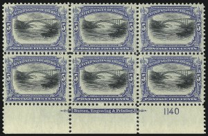 Sale 1067, Lot 1347, 1901 Pan-American Issue (Scott 294-299)