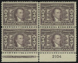 Sale 1067, Lot 1403, Louisiana Purchase, Jamestown and 1908-09 Issues (Scott 323-366)