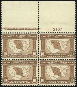 Sale 1067, Lot 1409, Louisiana Purchase, Jamestown and 1908-09 Issues (Scott 323-366)