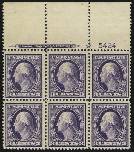Sale 1067, Lot 1458, 1909-12 Issues (Scott 369-396)