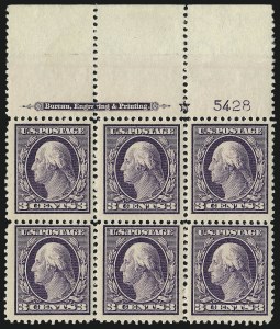 Sale 1067, Lot 1460, 1909-12 Issues (Scott 369-396)