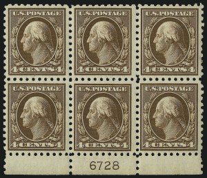 Sale 1067, Lot 1517, 1912-14 Issues (Scott 407-446)