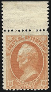 Sale 1067, Lot 1728, Officials, Newspapers, Parcel Post (Scott O, PR, Q)