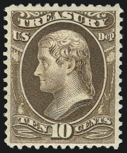 Sale 1067, Lot 1730, Officials, Newspapers, Parcel Post (Scott O, PR, Q)