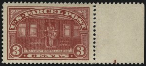 Sale 1067, Lot 1741, Officials, Newspapers, Parcel Post (Scott O, PR, Q)