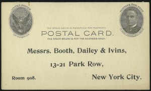 Sale 1067, Lot 1768, Postal Stationery and Postal Cards (Scott U, UX)