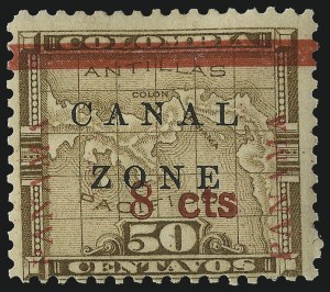 Sale 1067, Lot 1796, U.S. Possessions: Canal Zone