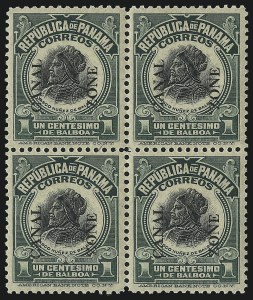 Sale 1067, Lot 1804, U.S. Possessions: Canal Zone