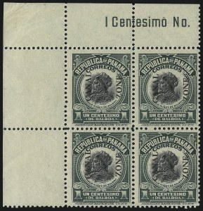 Sale 1067, Lot 1805, U.S. Possessions: Canal Zone