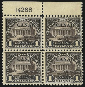 Sale 1067, Lot 1818, U.S. Possessions: Canal Zone