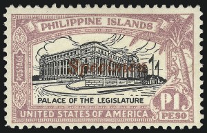 Sale 1067, Lot 1943, U.S. Possessions: Philippines, 1906-45