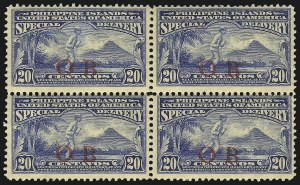 Sale 1067, Lot 1967, U.S. Possessions: Philippines, Air Post thru Postage Due