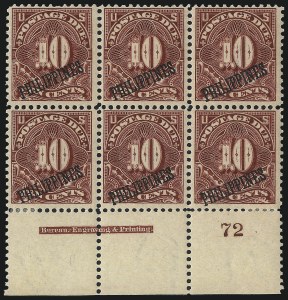 Sale 1067, Lot 1974, U.S. Possessions: Philippines, Air Post thru Postage Due