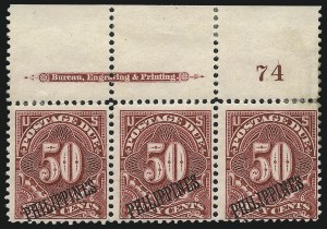 Sale 1067, Lot 1984, U.S. Possessions: Philippines, Air Post thru Postage Due