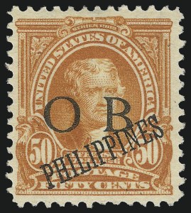 Sale 1067, Lot 1993, U.S. Possessions: Philippines, Offical Ovpts. thru Group Lots