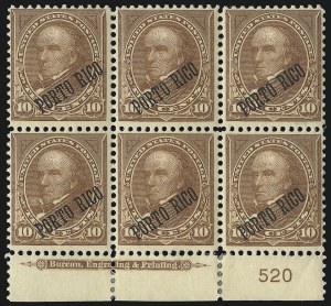 Sale 1067, Lot 2027, U.S. Possessions: Puerto Rico, Ryuku Islands, Samoa, Group Lots