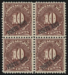 Sale 1067, Lot 2034, U.S. Possessions: Puerto Rico, Ryuku Islands, Samoa, Group Lots