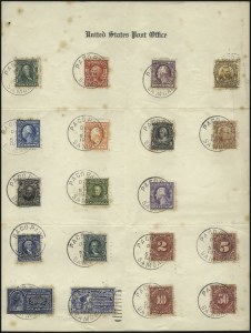 Sale 1067, Lot 2051, U.S. Possessions: Puerto Rico, Ryuku Islands, Samoa, Group Lots