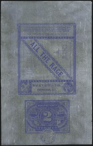 Sale 1067, Lot 415, Revenues: Tax-Paid Tobacco Issues on Tin-Foil