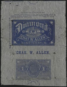 Sale 1067, Lot 422, Revenues: Tax-Paid Tobacco Issues on Tin-Foil