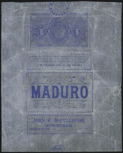 Sale 1067, Lot 426, Revenues: Tax-Paid Tobacco Issues on Tin-Foil