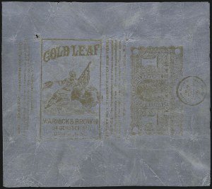 Sale 1067, Lot 449, Revenues: Tax-Paid Tobacco Issues on Tin-Foil