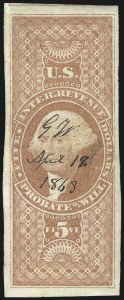 Sale 1067, Lot 537, Revenues: First Issue
