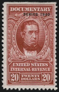 Sale 1067, Lot 583, Revenues: Documentary Issues