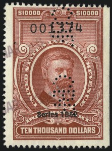 Sale 1067, Lot 589, Revenues: Documentary Issues