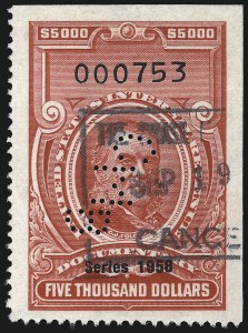 Sale 1067, Lot 596, Revenues: Documentary Issues