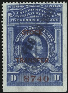 Sale 1067, Lot 612, Revenues: Proprietary thru Stock Transfer