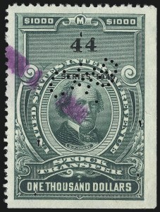 Sale 1067, Lot 617, Revenues: Proprietary thru Stock Transfer