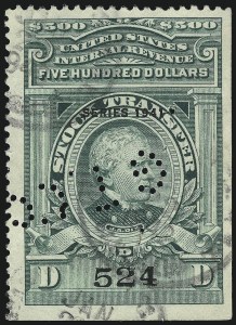 Sale 1067, Lot 618, Revenues: Proprietary thru Stock Transfer